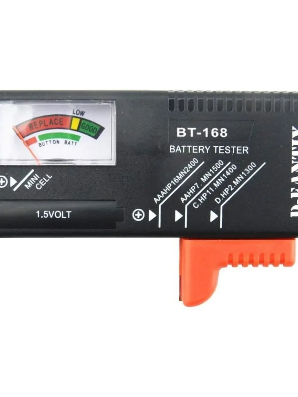 No-Battery Required Battery Tester for All Common Household Batteries - BT-168